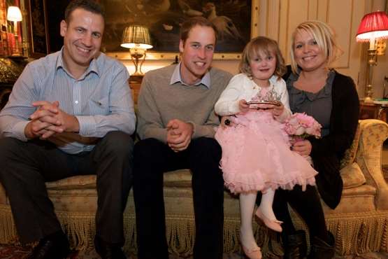 Lydia met Prince William. Credit: Carmen Klammer