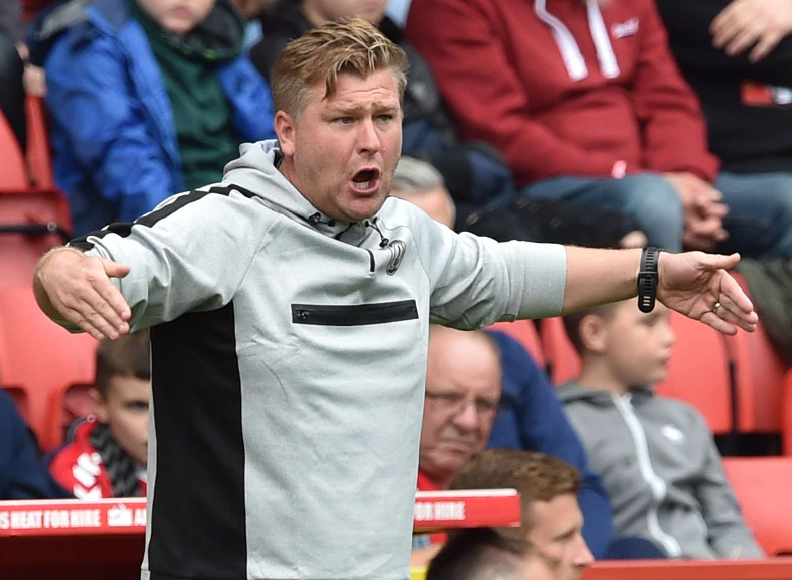 Charlton manager Karl Robinson. Picture: Keith Gillard