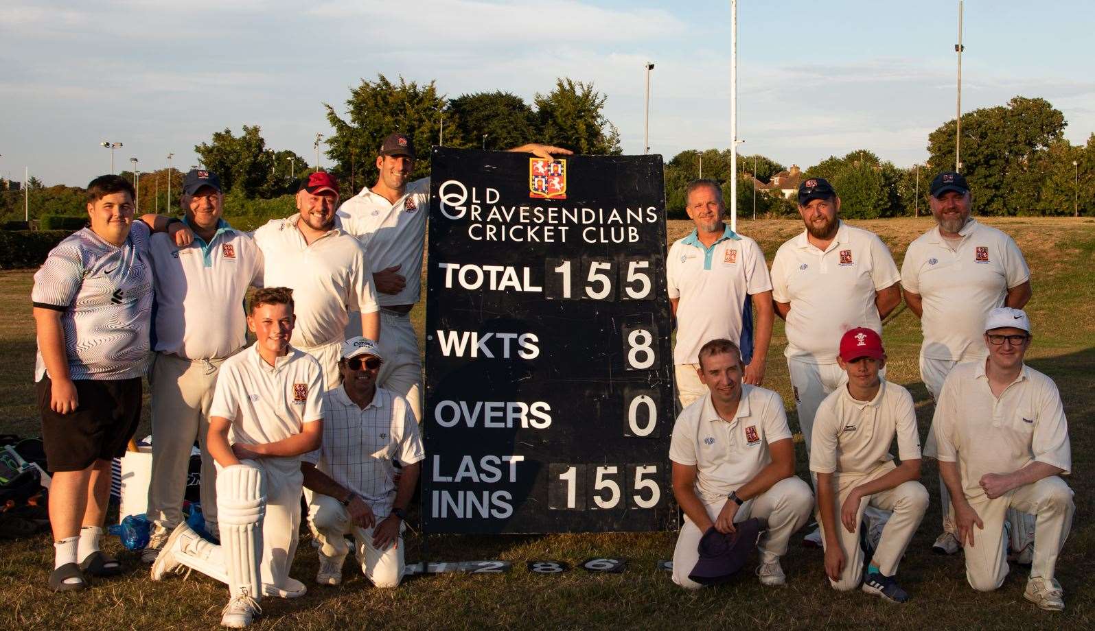 Old Gravesendians at their recent final home match of the season. Picture: Alison Pretious Photography