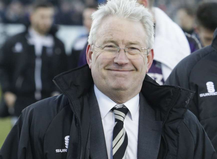 Dover manager Chris Kinnear