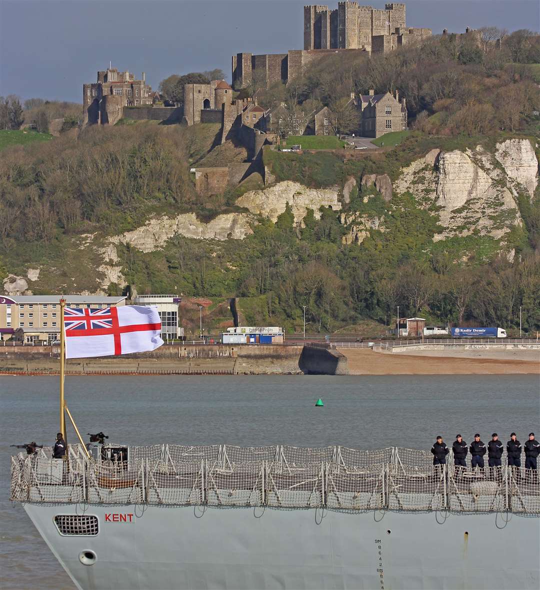 The ship will stay in Dover for the weekend. Picture: Dover Strait Shipping