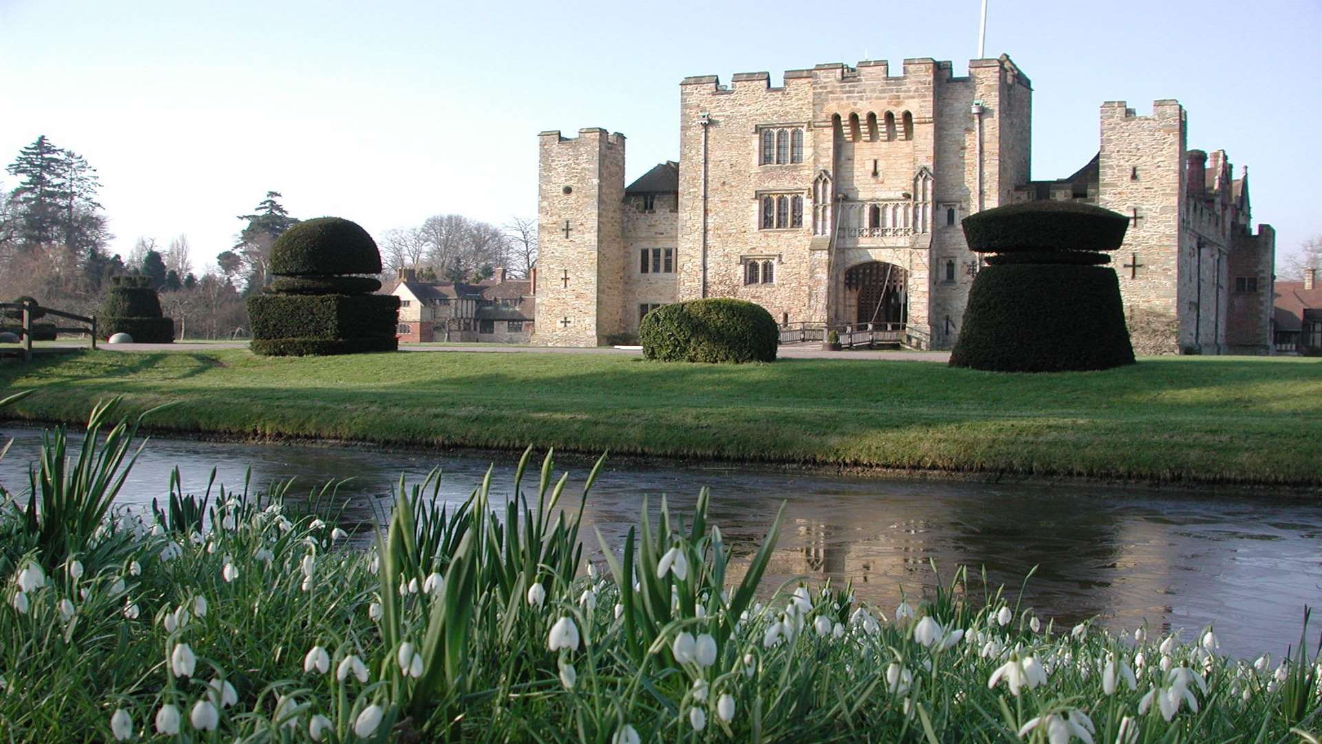 Majestic Hever Castle, the former home of Anne Boleyn