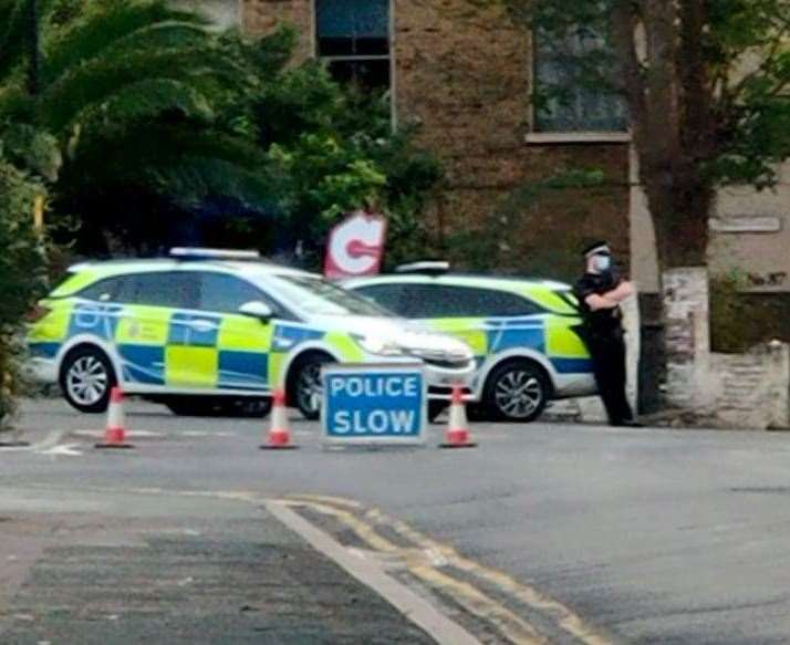 Police and bomb disposal teams were called to King's Street, Margate. Picture: Brenda Vidal