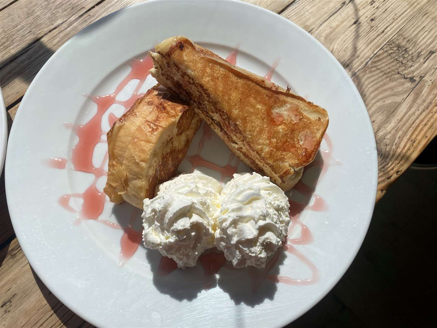 The strawberry cheesecake French toast