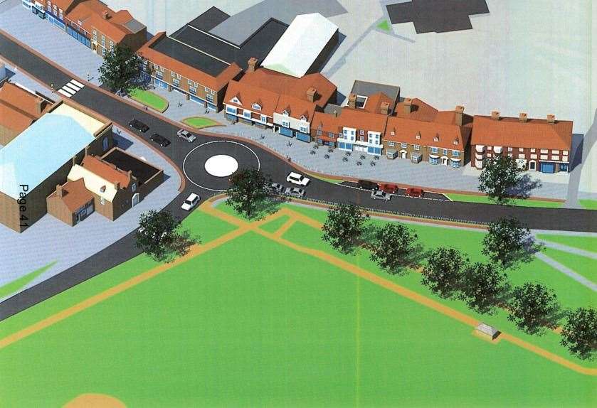 Early designs of how a reworked Tenterden high street could look