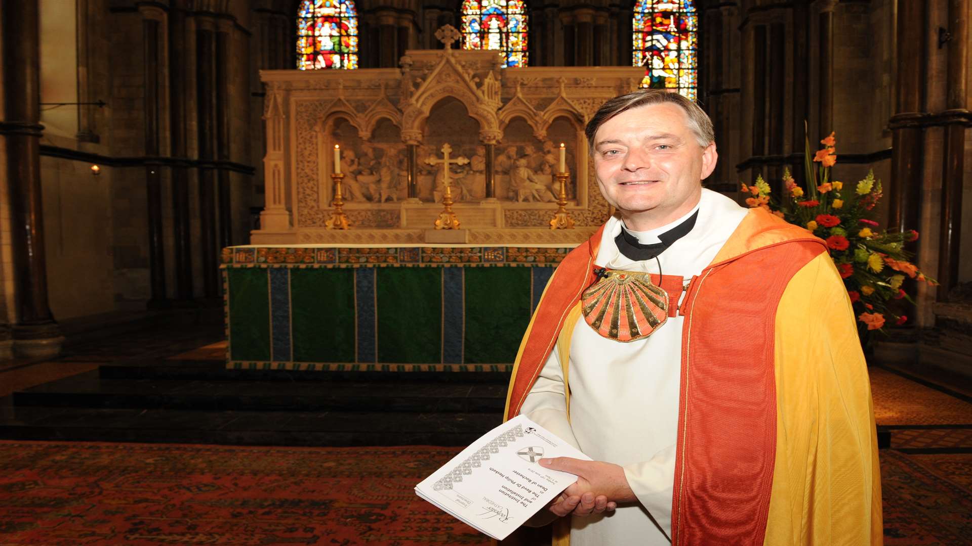 Phil Hesketh, the Dean of Rochester. Picture: Steve Crispe