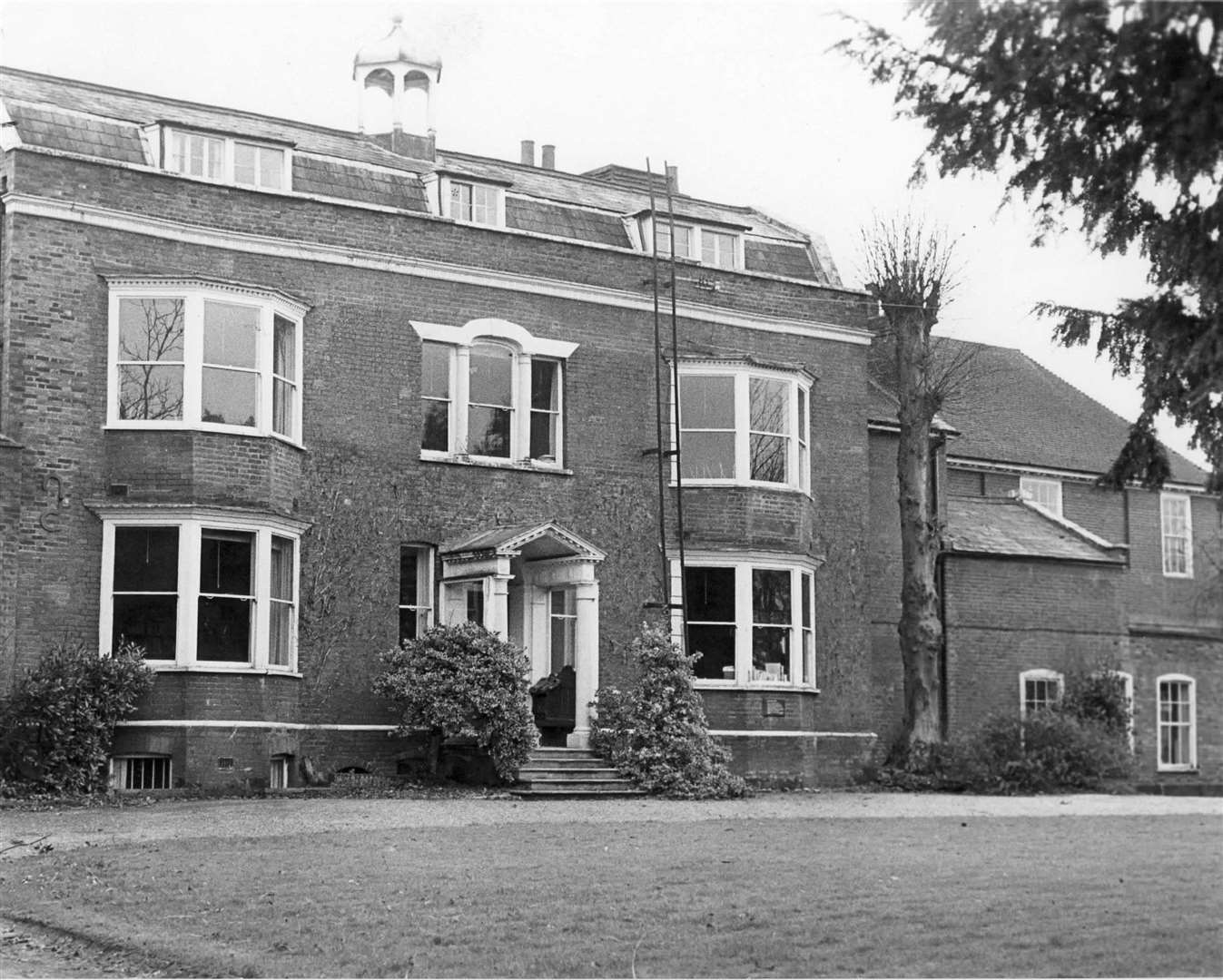 The home in Higham at which the author lived for many years - and died at the age of 58 after suffering a stroke