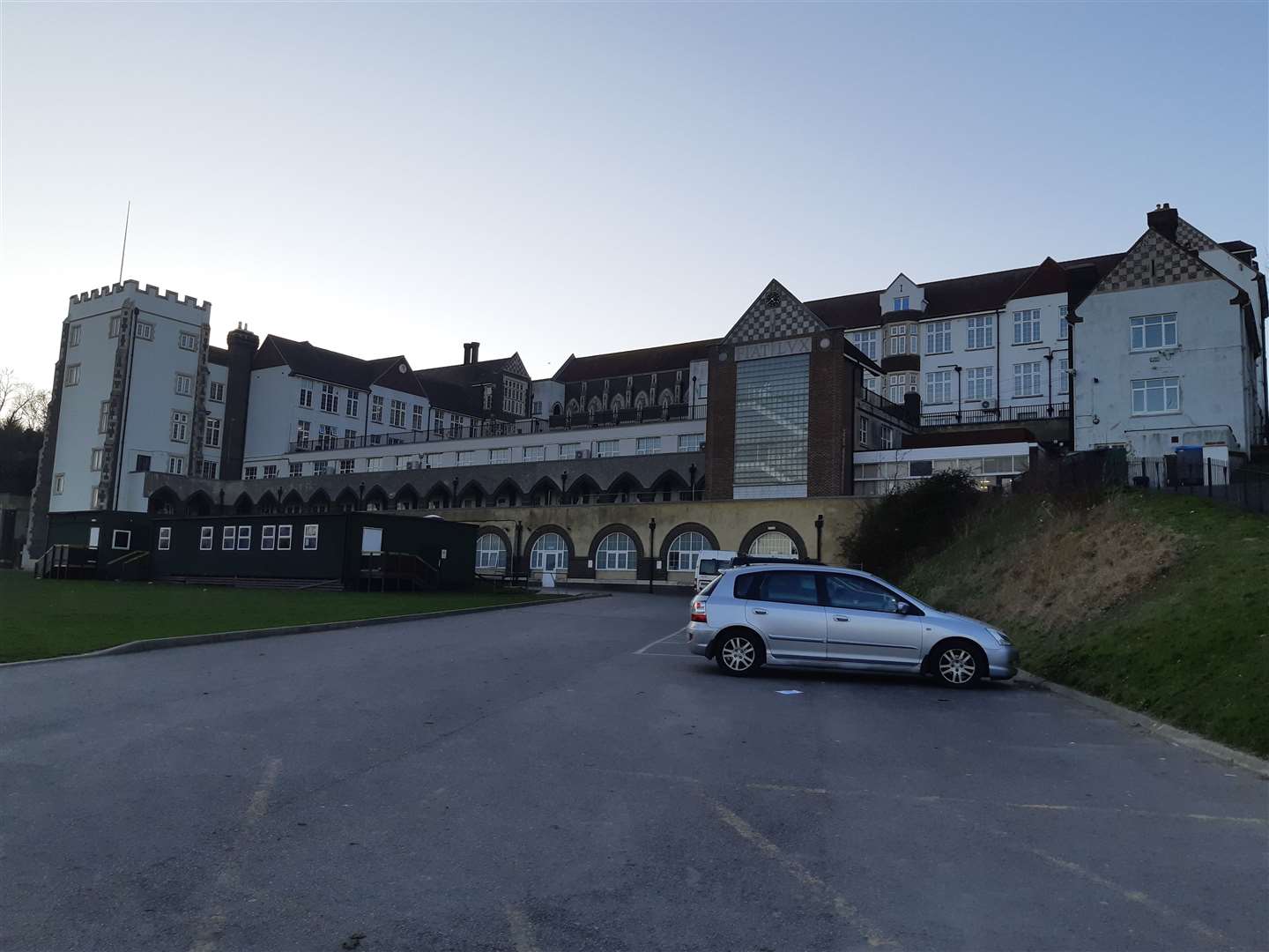 The old building, photographed in 2019