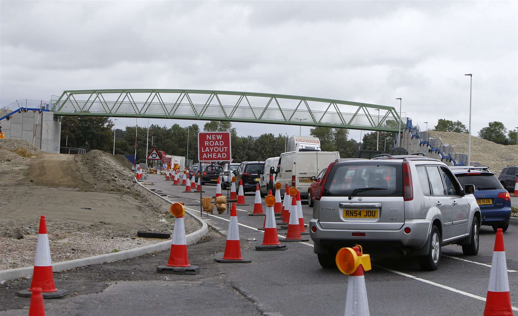 This shot from August last year shows queues on the A2070