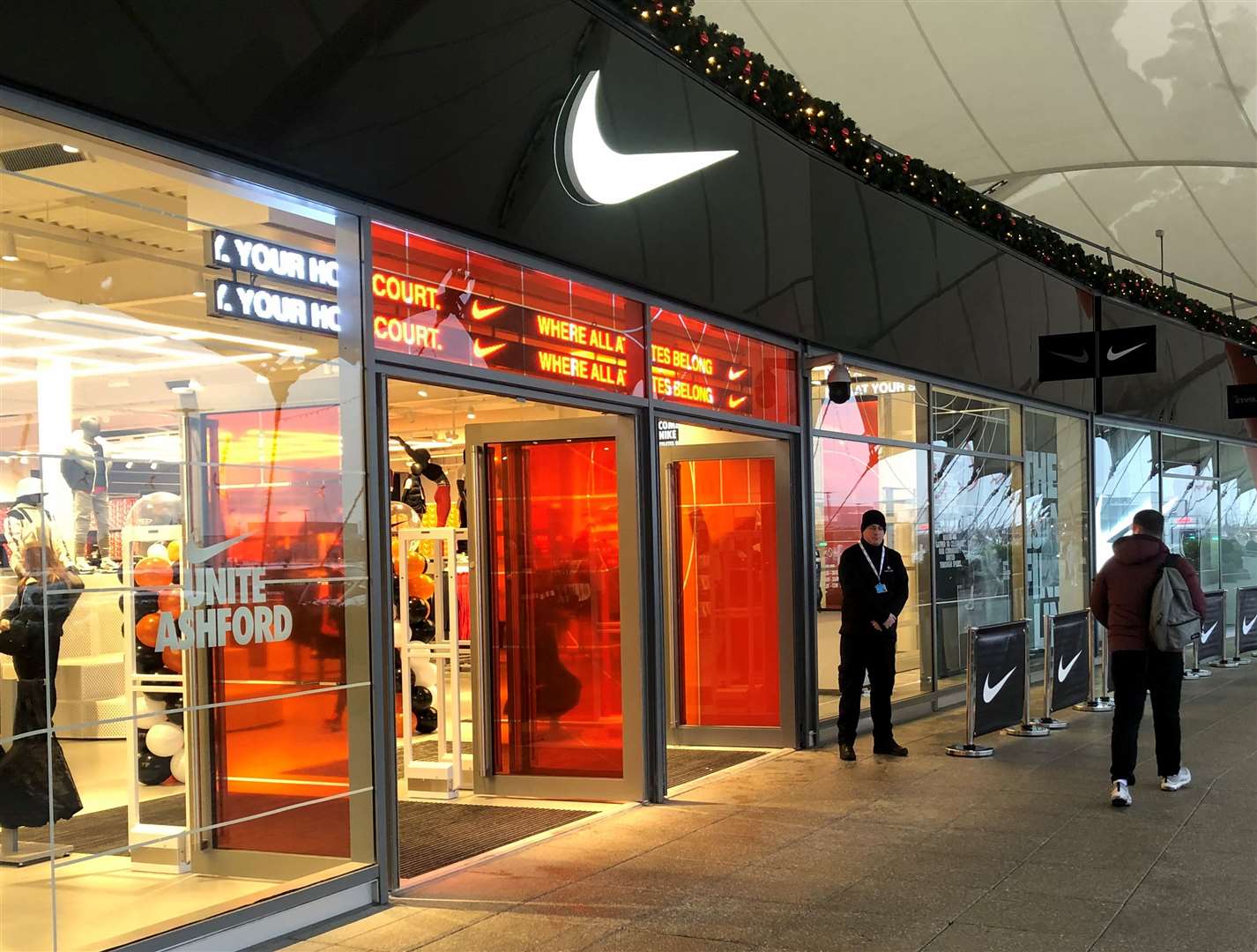 Nike at Ashford Designer Outlet was targeted on three different occasions in August