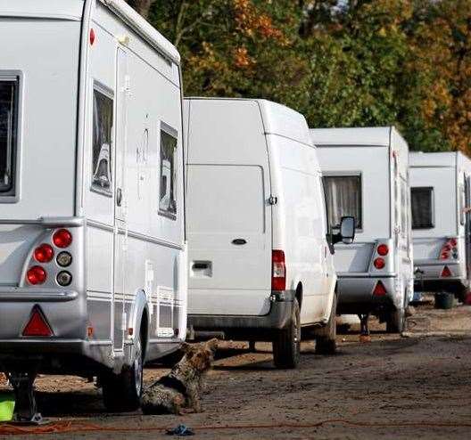 Headcorn has one of the highest traveller populations in the country, it has been claimed. Picture: Chris Radburn/PA