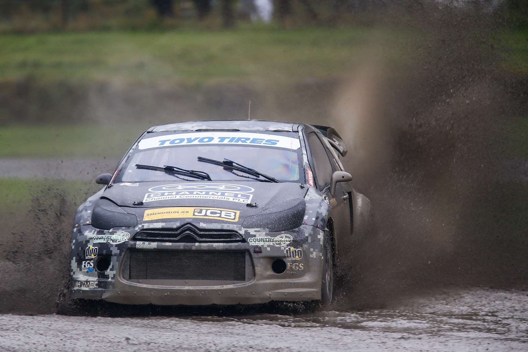 Heathcote starred in the rain at Pembrey. Picture: Matt Bristow