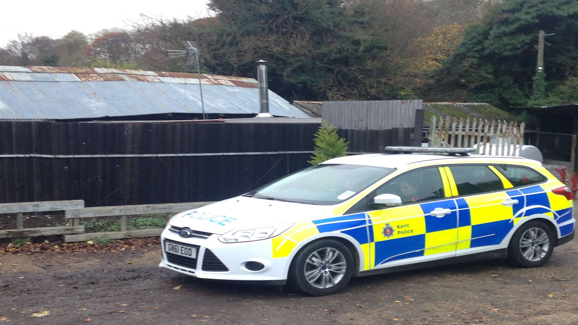 Police at Capstone Stud Farm