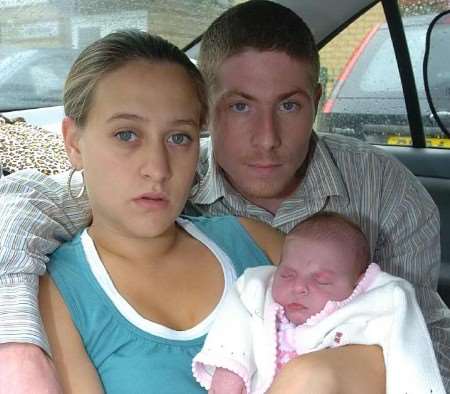 DOING FINE: Laura, Michael and young Mia. Picture: MATT WALKER