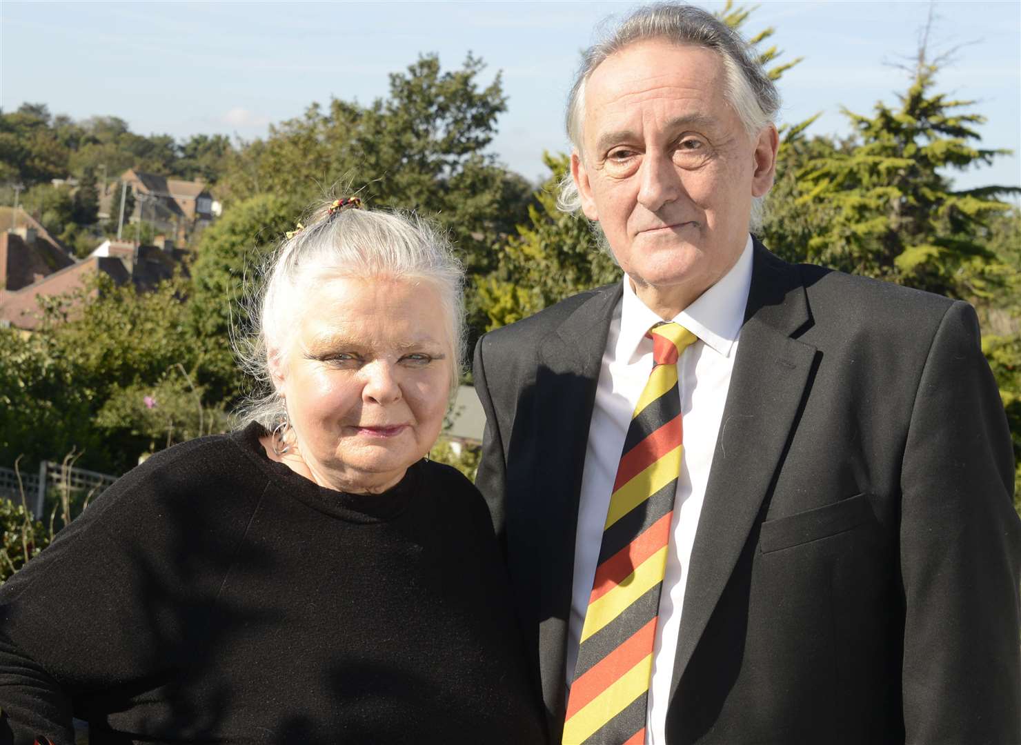 Su Gorman with her late husband Steve Dymond