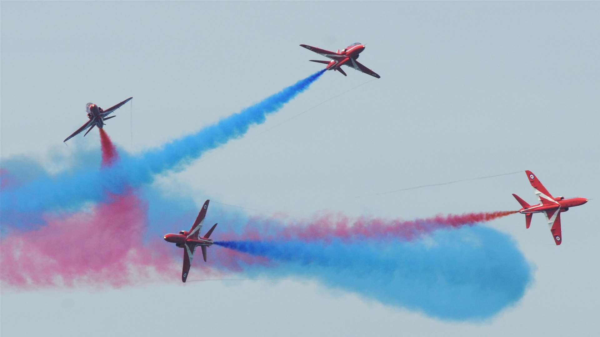 The Red Arrows in action