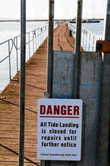 The All Tide Landing, at Crundells Wharf, Queenborough