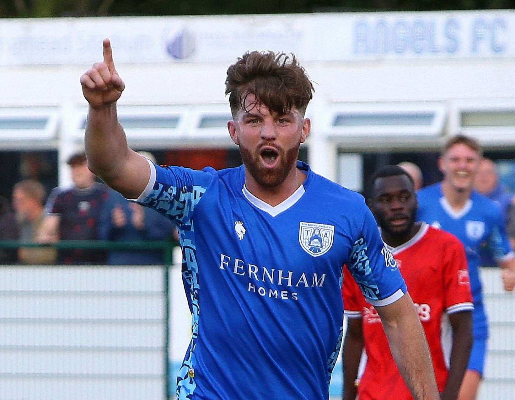 Tonbridge Angels striker Noel Leighton. Picture: Dave Couldridge