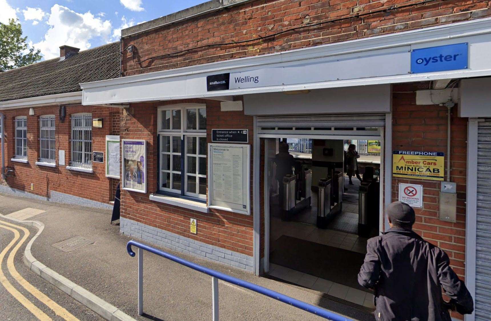 Welling railway station is closed due to an emergency incident. Picture: Google