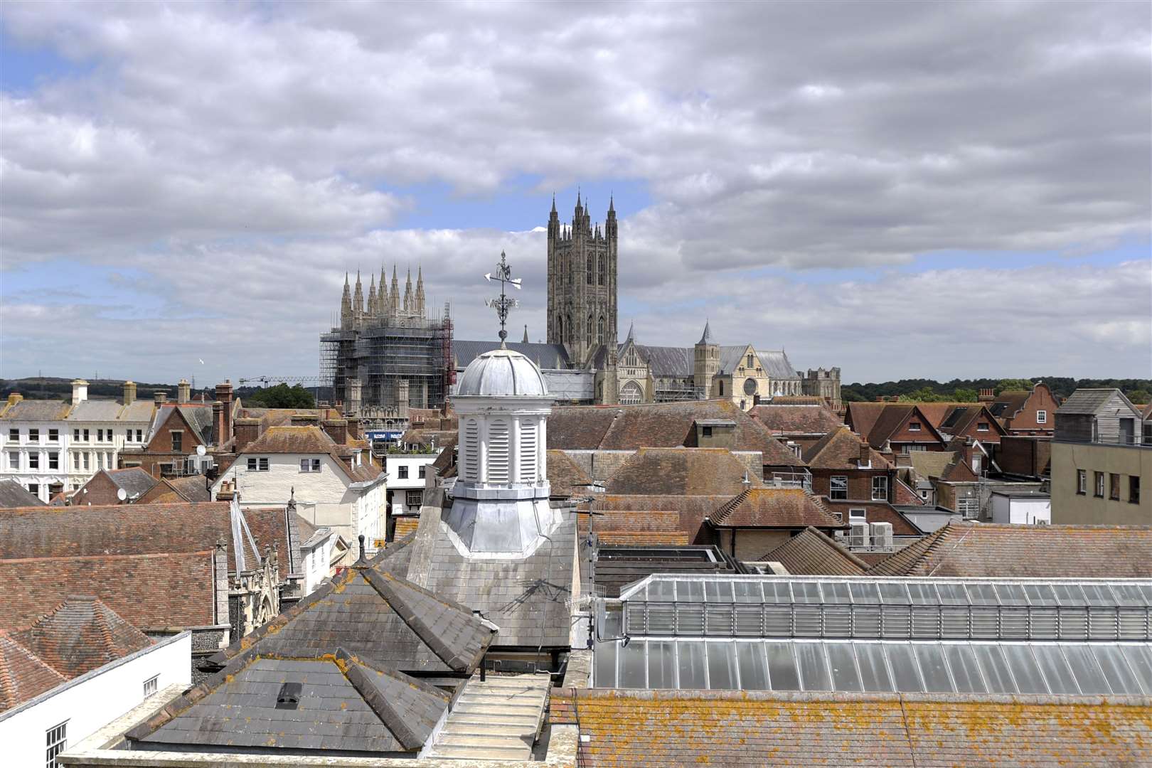 The view from what will be the rooftop restaurant