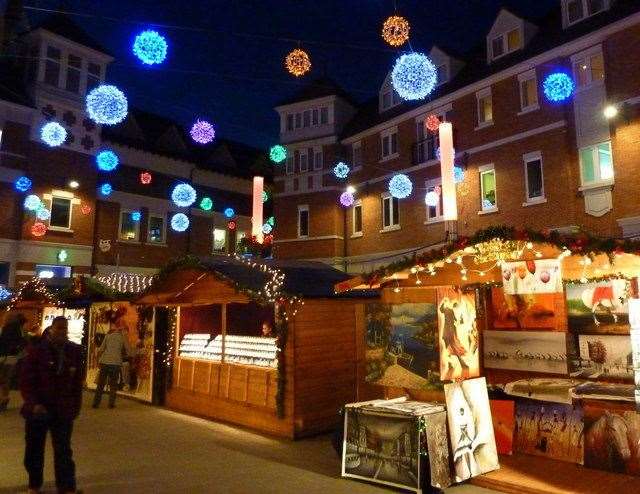 The Folkestone Christmas market will launch next week. It will be run by the same group who put on the Canterbury market, pictured