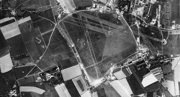 A view of Manston in 1939, as taken by a German Luftwaffe. Picture: RAF Manston History Museum