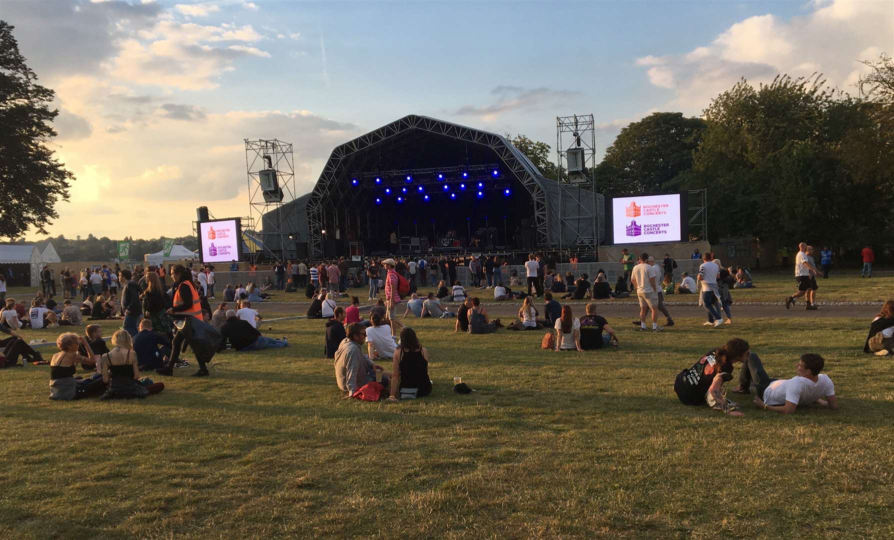 The annual event is held at the Rochester Castle grounds