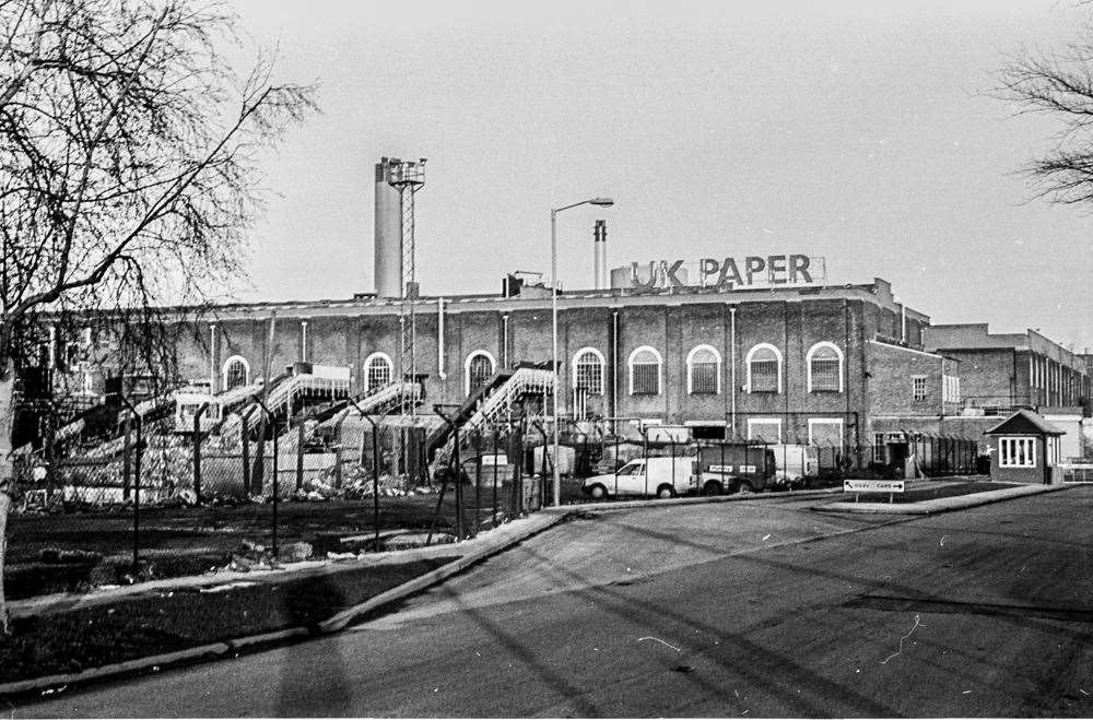 Kemsley Mill in around 1984 Credit: Sittingbourne Heritage Museum