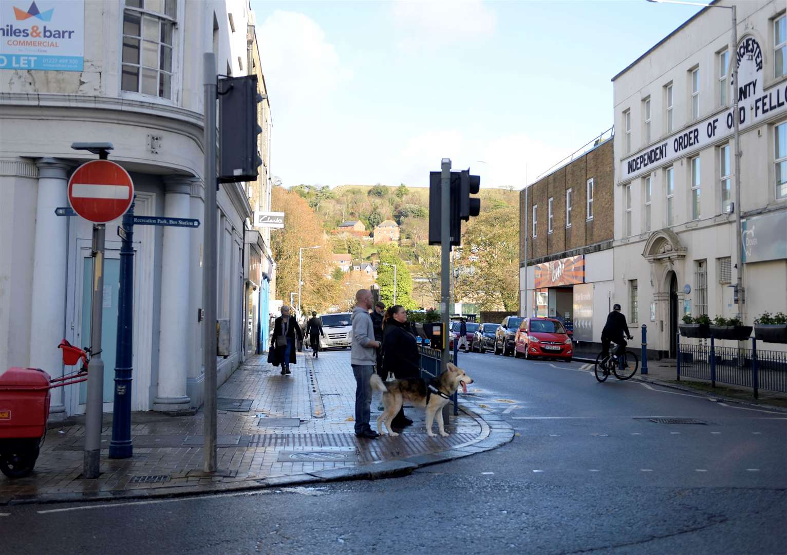 Residents have raised concerns over the contraflow planned for Pencester Road in Dover. Picture: Barry Goodwin