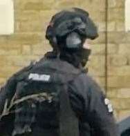 Armed police were spotted in Colonels Lane in Boughton under Blean