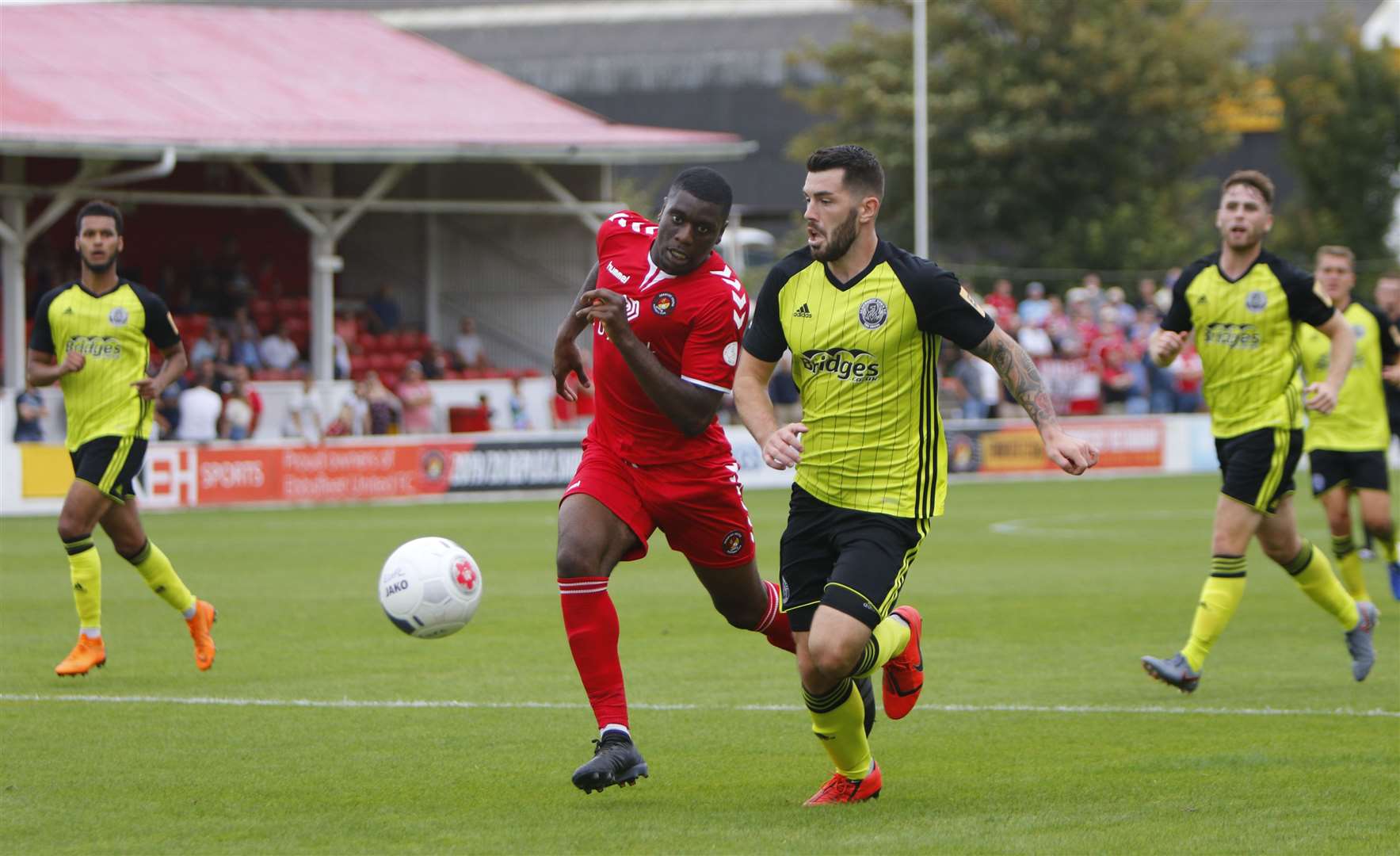 Garry Hill was furious after Ebbsfleet's defeat to Aldershot on Saturday Picture: Andy Jones