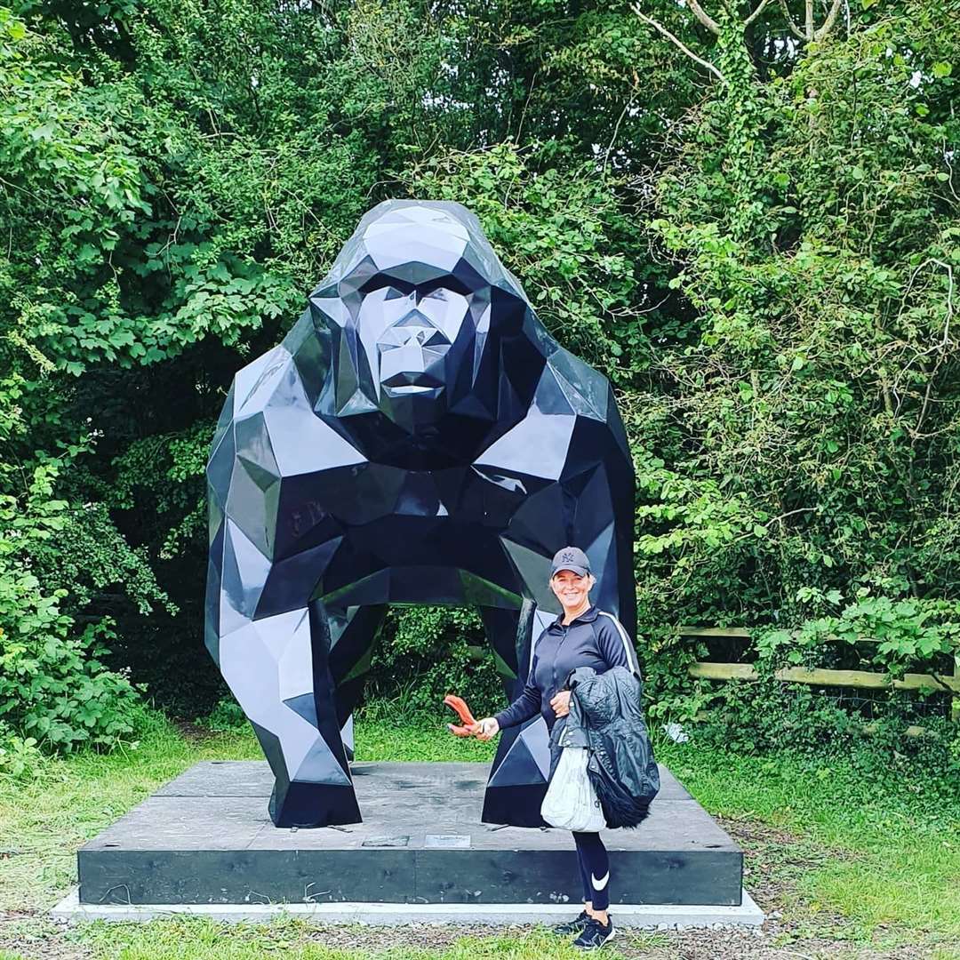 Vicky Mitford from Deal has been volunteering at Port Lympne during lockdown