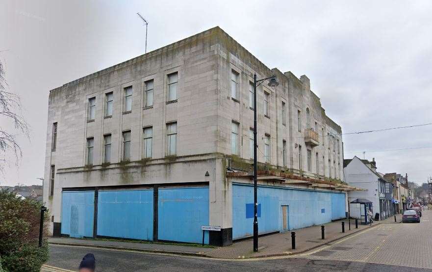 The former Co-op building in Dartford has sat empty since its closure. Photo: Google