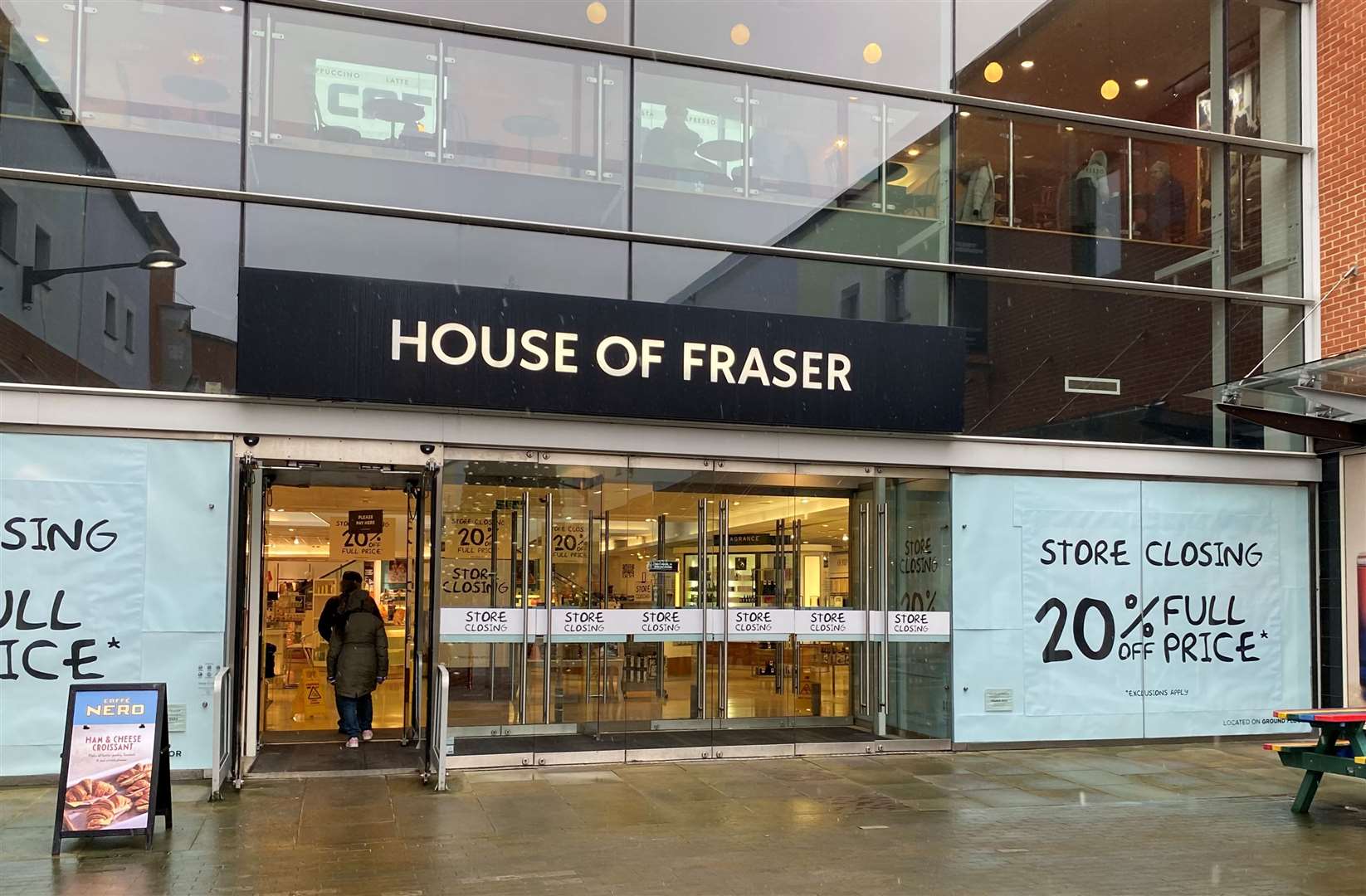 House of Fraser in Fremlin Walk, Maidstone, is closing down for a refurbishment and is set to open in October