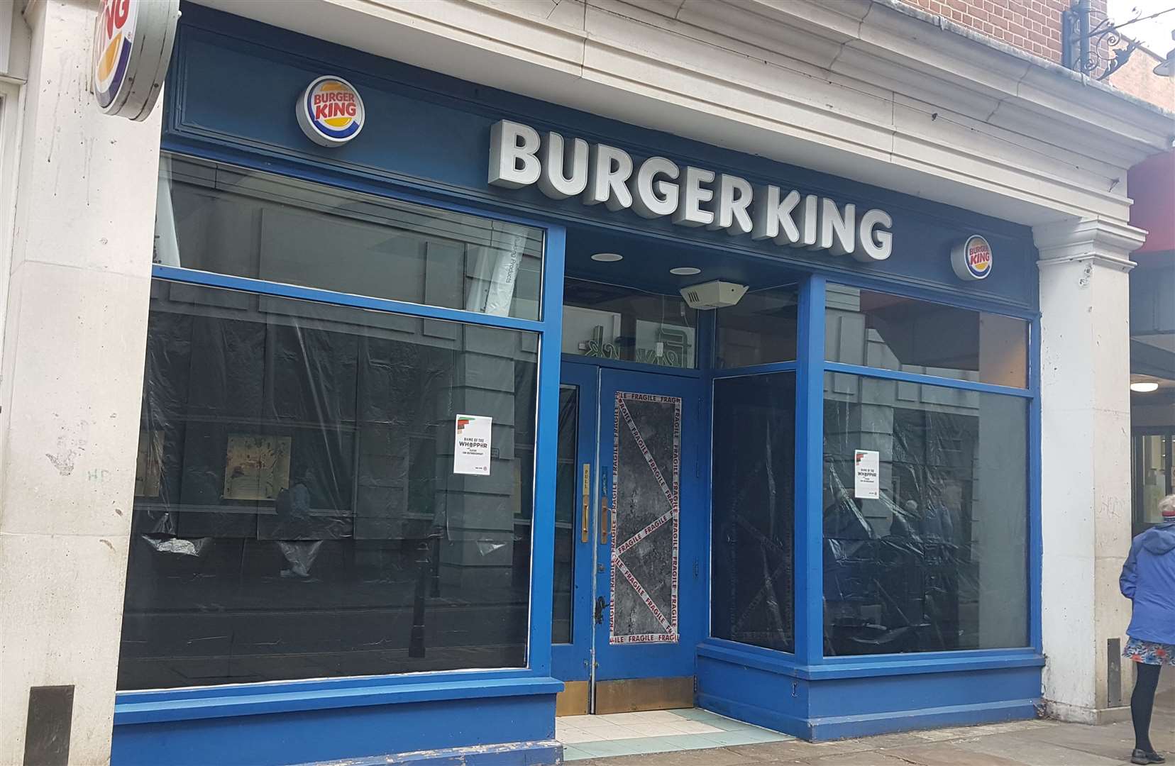 The Burger King branch in St George's Street, Canterbury