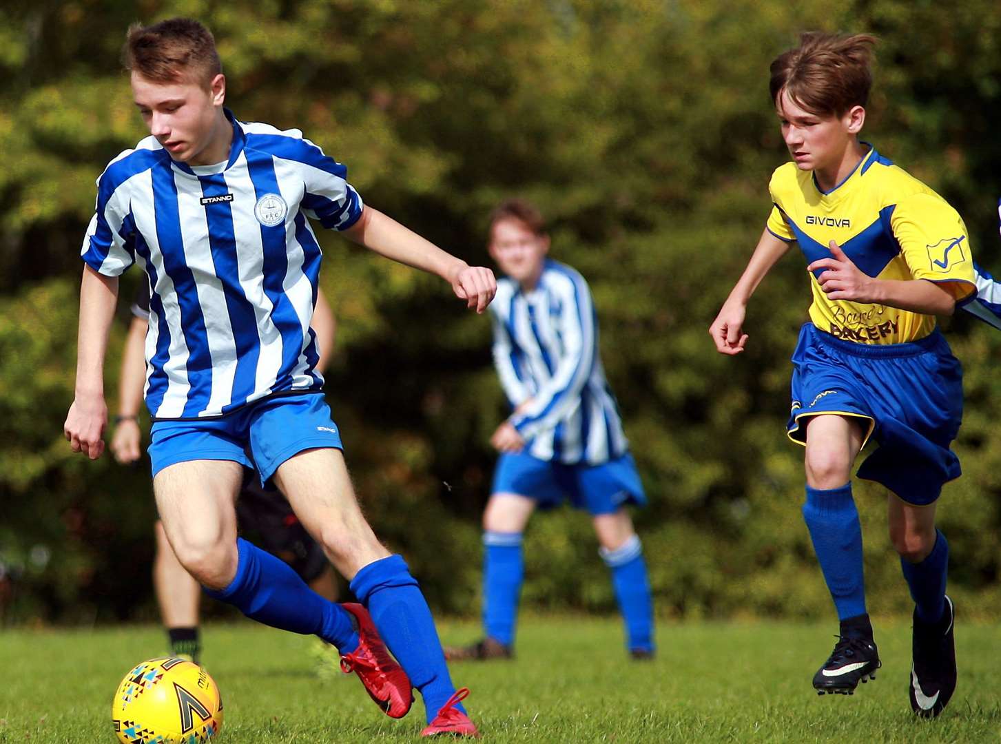 Chatham Riverside Rangers under-15s taking on Sheerness East Youth Picture: Phil Lee