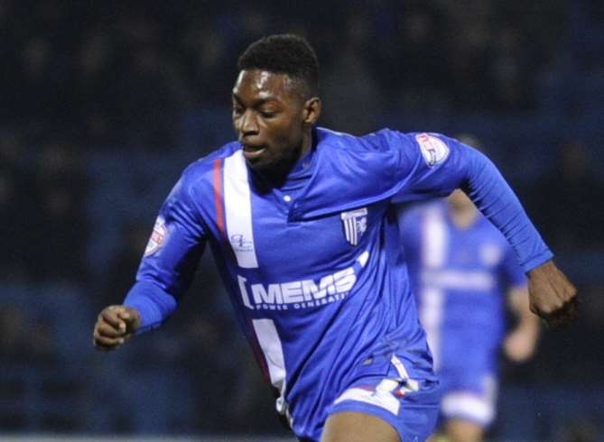 Gillingham's Jermaine McGlashan Picture: Barry Goodwin