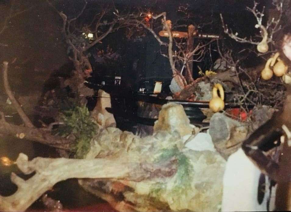 There were also trees dotted around at the venue in Northdown Road, Cliftonville. Picture: Caroline Perkins