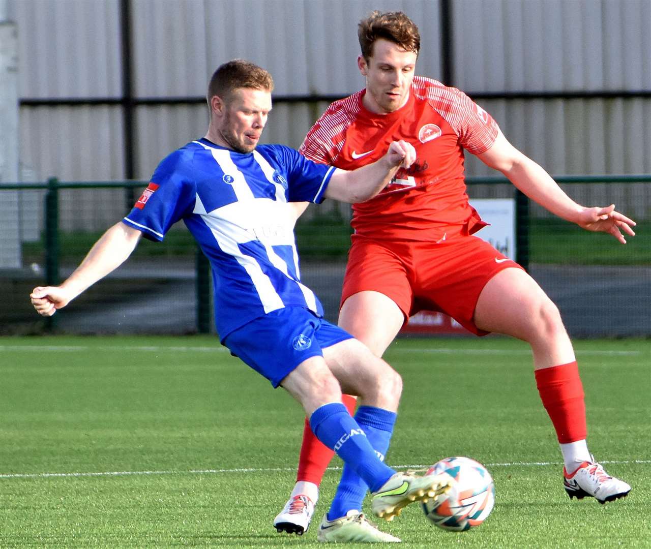 Herne Bay midfielder Scott Heard - netted with an overhead kick in their 2-1 victory at Littlehampton last weekend. Picture: Randolph File