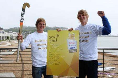 Olympic Torch announcement at the Sea Sports Centre in Dover