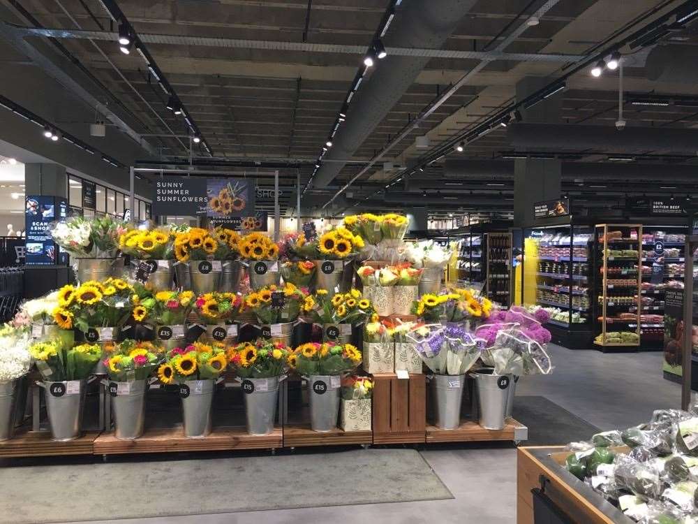 Floristry has been expanded in the redesigned Food Hall