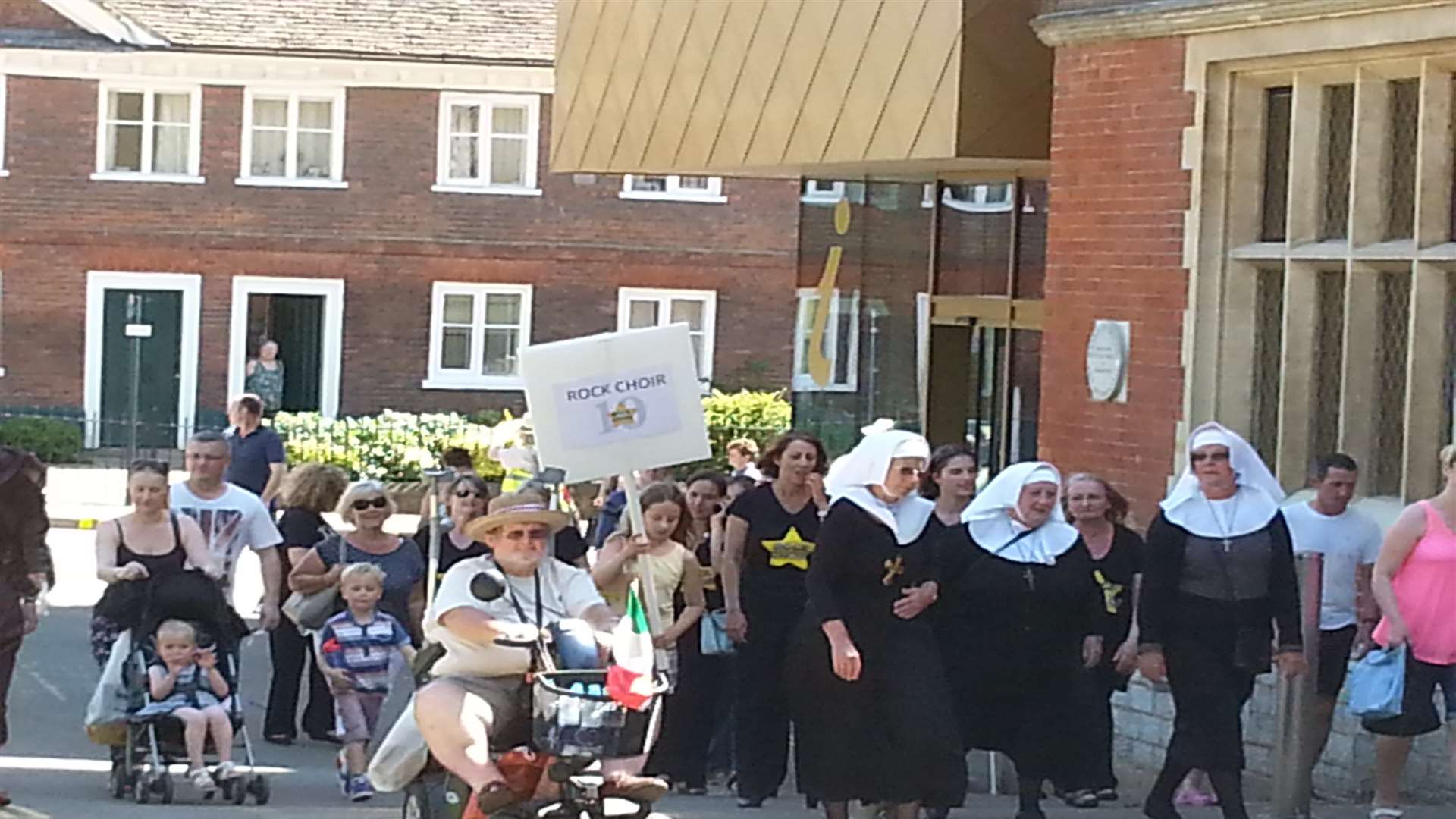 Maidstone Rock Choir were one of many groups taking part