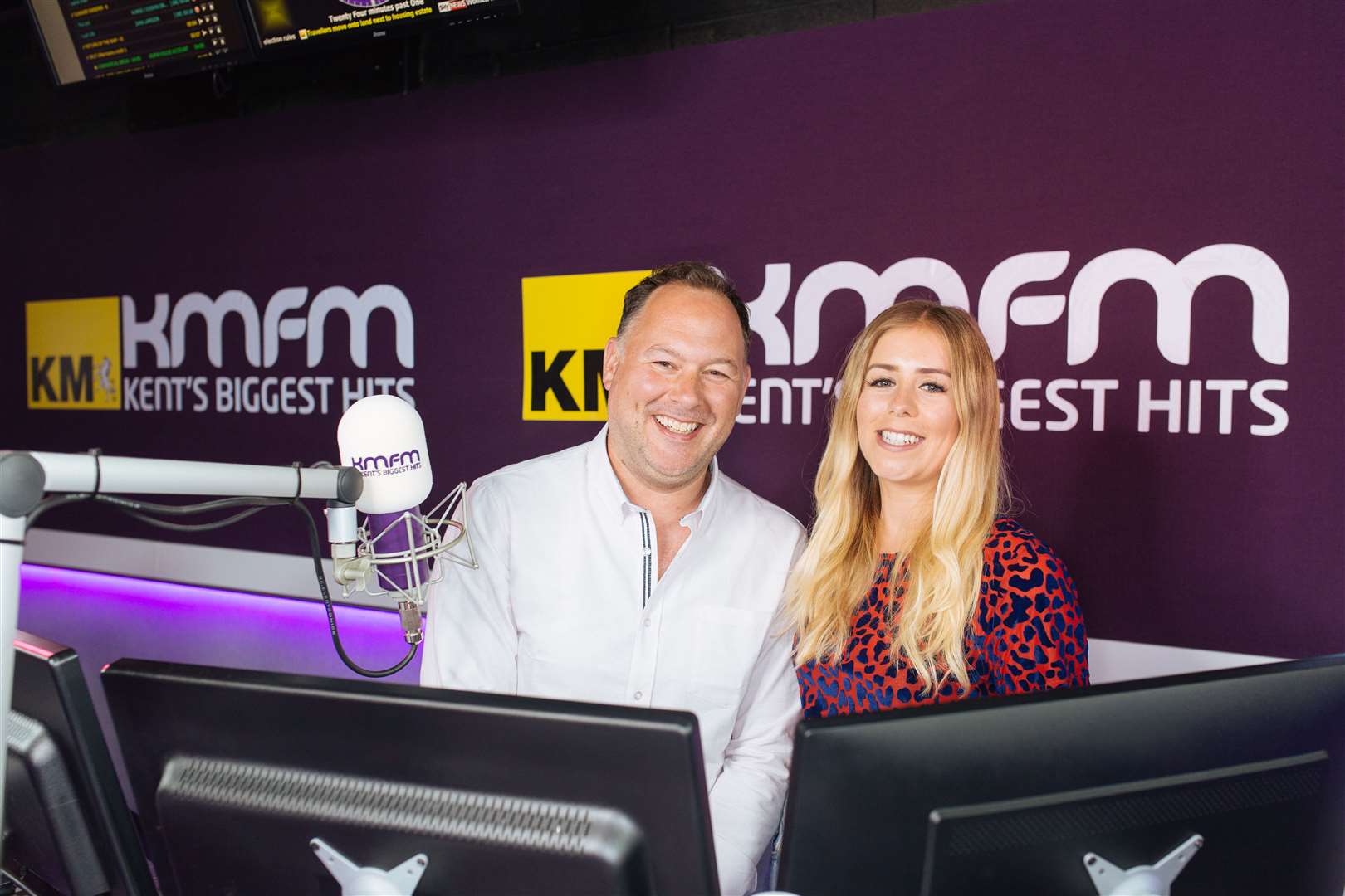 Garry and Laura kmfm Breakfast