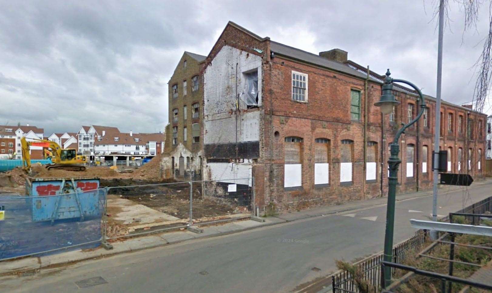 The former tannery in Stour Street, Canterbury, before it was extended and converted into 24 flats. Picture: Gillcrest Homes