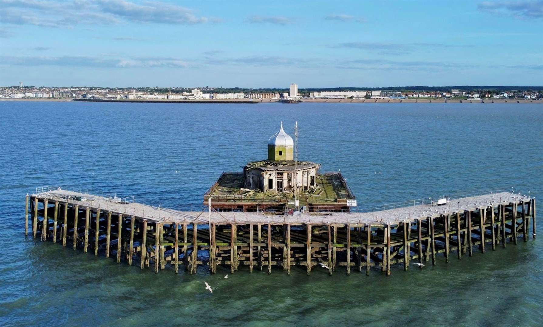 Herne Bay pier head today. Picture: Andrew Martinez Piggott