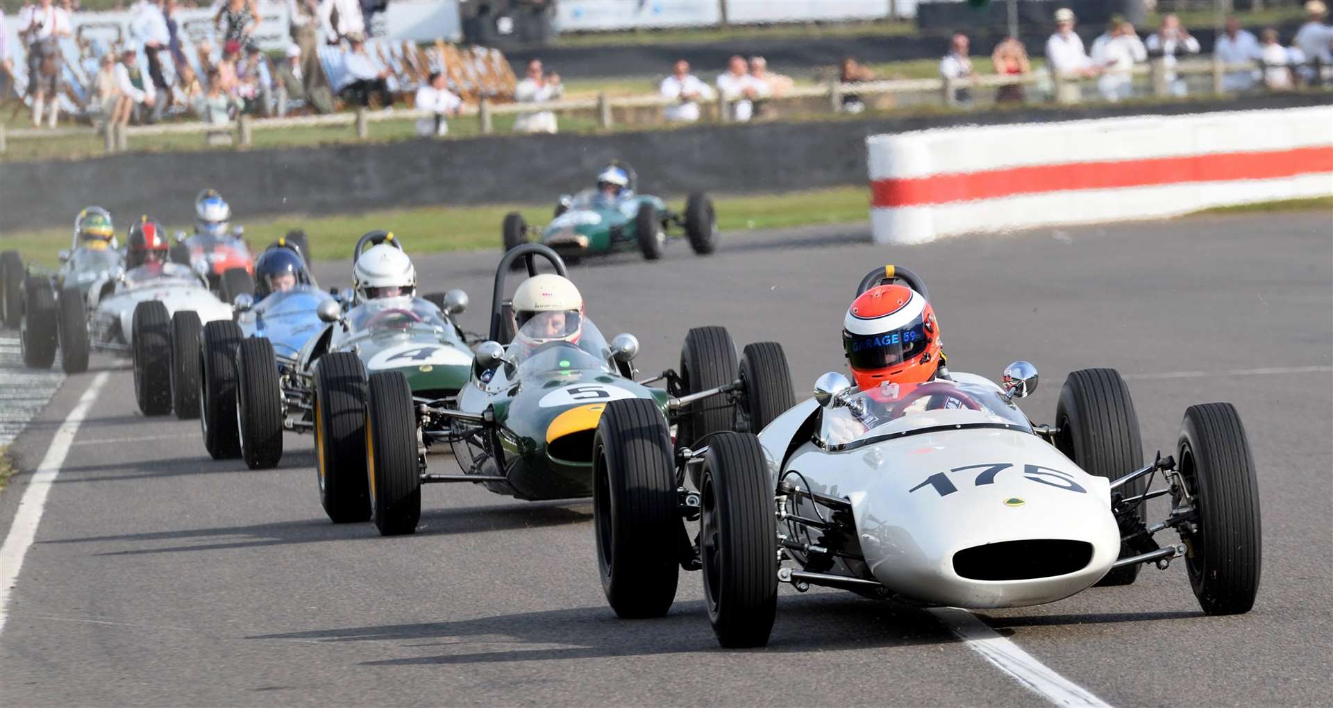 Chris Goodwin retired from the Chichester Cup in a 1962 Lotus 22. Picture: Simon Hildrew