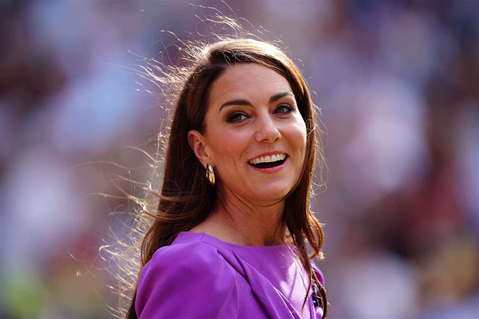 Kate presented the men’s singles trophy at Wimbledon in the summer (Mike Egerton/PA)