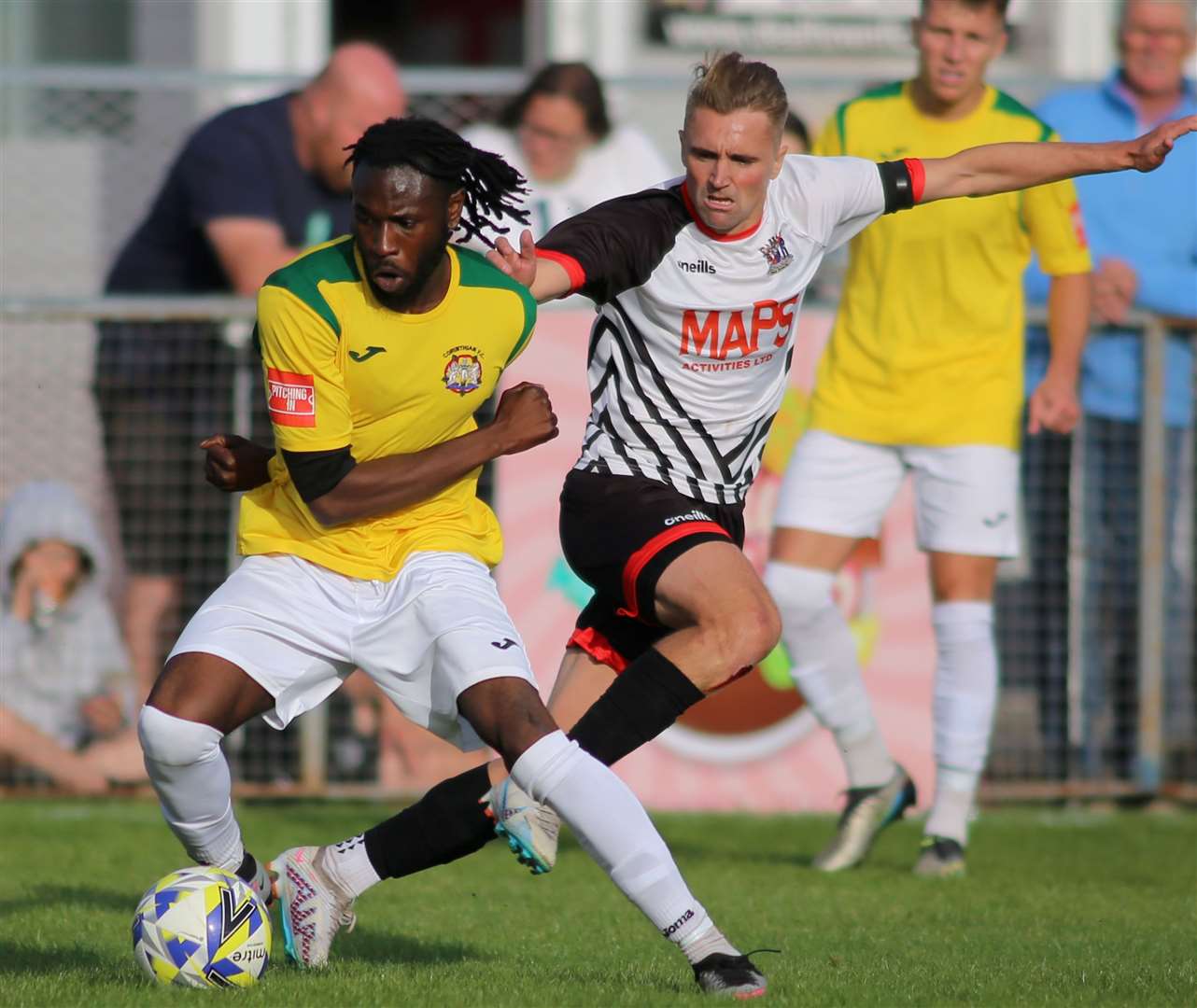 Deal's Ben Chapman in action against Corinthian earlier this season. Picture: Paul Willmott