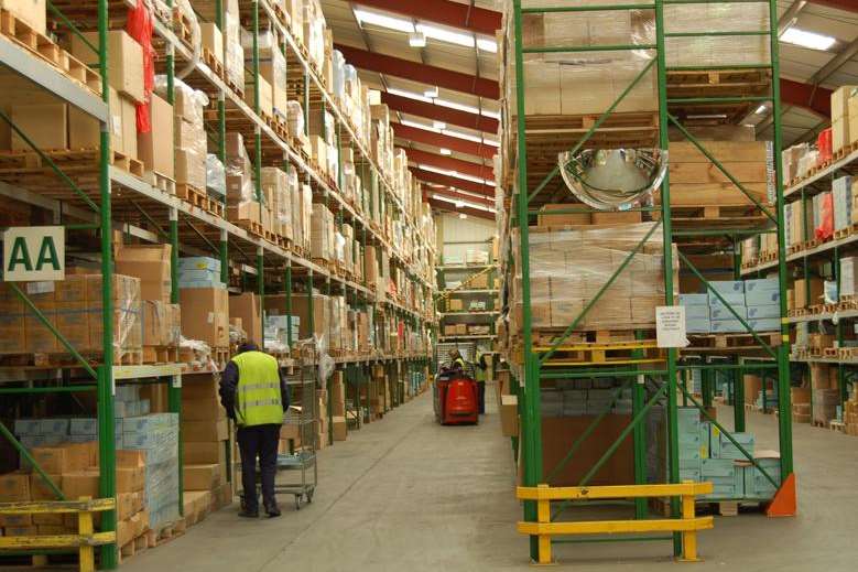 Automotive Distributors parts warehouse at Marden