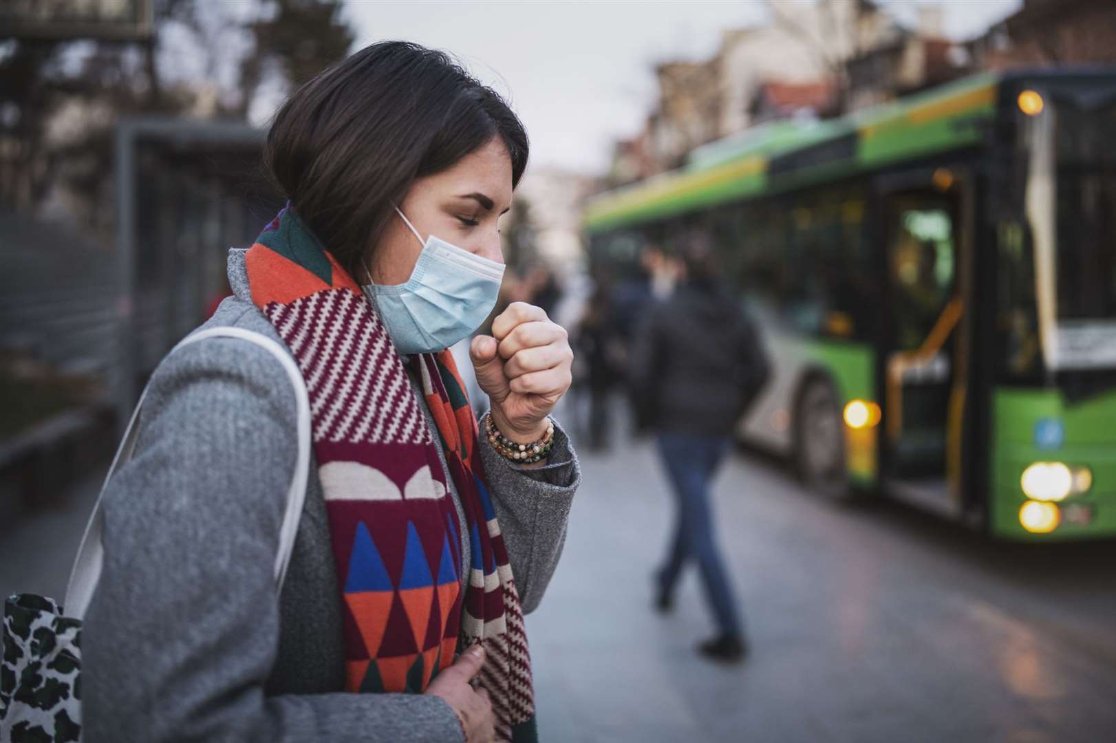 It is hoped measures such as the wearing of facemasks on public transport can reduce the need for future lockdowns